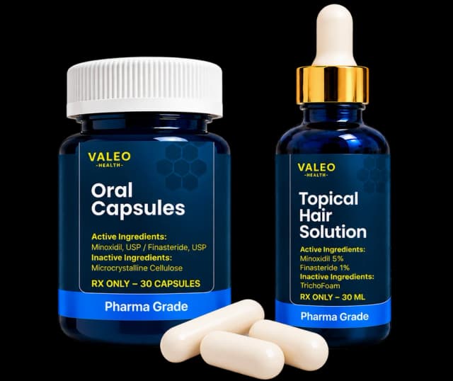 Hair Growth Serum and Pills Combo 